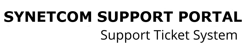 Synetcom Support Portal